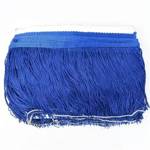 5/10 m Polyester-Quasten-Fransen zum Nähen, Kleid, Spitzenband, dekorative Bordüre, Bastelzubehör, 14 x 10 cm - 10 m von Generisch