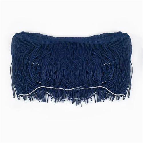 5/10 m Polyester-Quasten-Fransen zum Nähen, Kleid, Spitzenband, dekorative Bordüre, Bastelzubehör, 20 x 10 cm - 10 m von Generisch