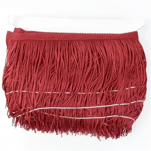 5/10 m Polyester-Quasten-Fransen zum Nähen, Kleid, Spitzenband, dekorative Bordüre, Bastelzubehör, 21 x 20 cm - 5 m 5/10 m Polyester-Quasten-Fransen zum Nähen, Kleid, Spitzenband, dekorative Bordüre, Bastelzubehör, 21 x 20 cm - 5 m von Generisch