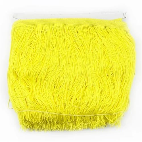 5/10 m Polyester-Quasten-Fransen zum Nähen, Kleid, Spitzenband, dekorative Bordüre, Bastelzubehör, 23 x 30 cm - 5 m von Generisch