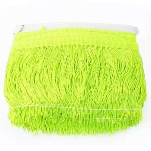 5/10 m Polyester-Quasten-Fransen zum Nähen, Kleid, Spitzenband, dekorative Bordüre, Bastelzubehör, 31 x 10 cm - 5 m von Generisch
