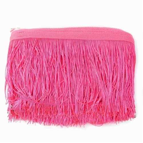 5/10 m Polyester-Quasten-Fransen zum Nähen, Kleid, Spitzenband, dekorative Bordüre, Bastelzubehör, 33 x 20 cm - 5 m von Generisch