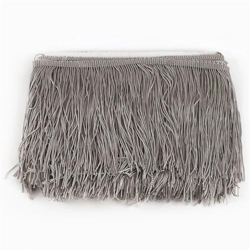 5/10 m Polyester-Quasten-Fransen zum Nähen, Kleid, Spitzenband, dekorative Bordüre, Bastelzubehör, 46 x 20 cm - 10 m von Generisch