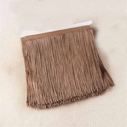 5/10 m Polyester-Quasten-Fransen zum Nähen, Kleid, Spitzenband, dekorative Bordüre, Bastelzubehör, 55 x 10 cm - 5 m von Generisch