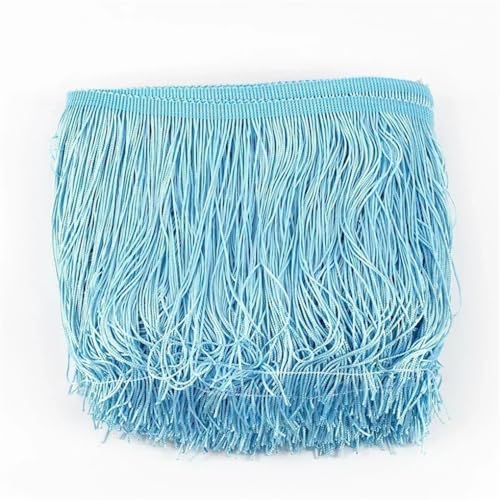 5/10 m Polyester-Quasten-Fransen zum Nähen, Kleid, Spitzenband, dekorative Zierleiste, Bastelzubehör, 24 x 20 cm - 10 m von Generisch
