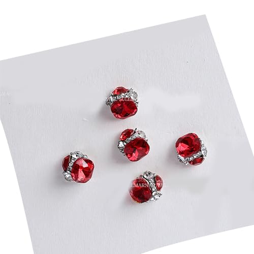 5 Stück Strasssteine Kristall 3D Charms Nägel Kunst Charms Nägel Kunst Dekorationen für Party 5 Stück Strasssteine Kristall 3D Charms Nägel Kunst Charms Nägel Kunst Dekorationen für Party von Generisch
