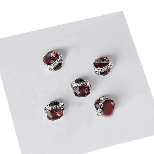 5 Stück Strasssteine Kristall 3D Charms Nägel Kunst Charms Nägel Kunst Dekorationen für Party 5 Stück Strasssteine Kristall 3D Charms Nägel Kunst Charms Nägel Kunst Dekorationen für Party von Generisch