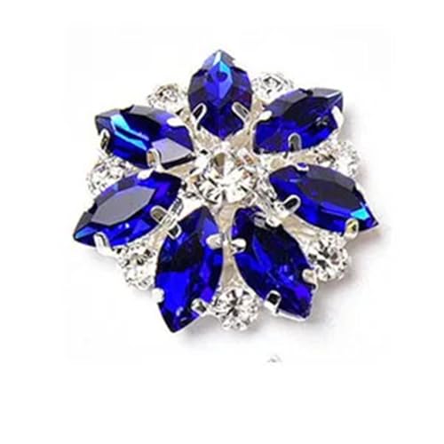 5 Stück exquisite modische Strass-Knöpfe mit flacher Rückseite, Kristallglas-Knöpfe zum Nähen, Pullover, Dekoration, Bekleidungszubehör 5 Stück exquisite modische Strass-Knöpfe mit flacher Rückseite, Kristallglas-Knöpfe zum Nähen, Pullover, Dekoration, Bekleidungszubehör von Generisch