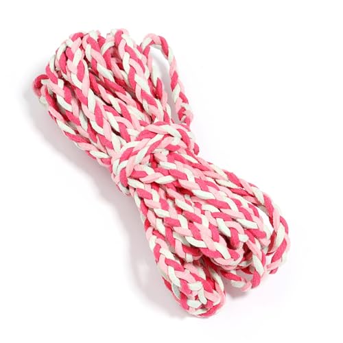 5 Yards/Lot 6mm Faux Wildleder Schnüre Bunte Weiche Textur Schnüre for DIY Handwerk Home Party Dekoration Kleidung Hut Taschen Zubehör(Pink) von Generisch