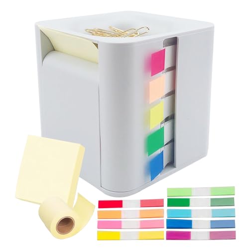 5-in-1 Popup Haftnotizen Spender, Notizzettel Box Mit Büroklammerhalter Magnetisch, Sticky Notes Halter, Zettelbox Mit Haftstreifen, Klebezettel Und Büroklammer, Bürobedarf, Büroutensilien 5-in-1 Popup Haftnotizen Spender, Notizzettel Box Mit Büroklammerhalter Magnetisch, Sticky Notes Halter, Zettelbox Mit Haftstreifen, Klebezettel Und Büroklammer, Bürobedarf, Büroutensilien von Generisch