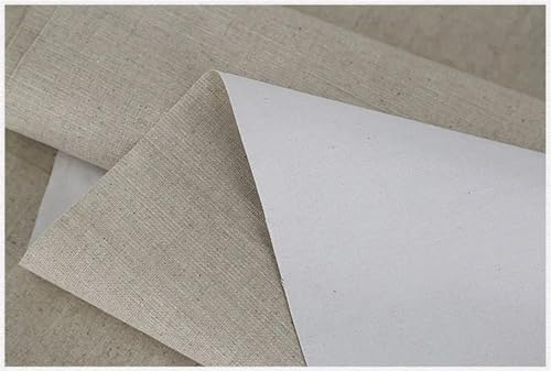 5 m grundierte Leinenmischung, blanko, Leinwandrolle für Künstler, grobkörnige Ölgemälde-Leinwand, 28 cm breit, ideal zum Malen von Kunstprojekten und zum Basteln 5 m grundierte Leinenmischung, blanko, Leinwandrolle für Künstler, grobkörnige Ölgemälde-Leinwand, 28 cm breit, ideal zum Malen von Kunstprojekten und zum Basteln von Generisch