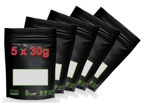 5 x 30g Grove Bags, Luftdichte Aufbewahrungsbeutel mit Feuchtigkeits- und Geruchskontrolle + UV-Schutz 5 x 30g Grove Bags, Luftdichte Aufbewahrungsbeutel mit Feuchtigkeits- und Geruchskontrolle + UV-Schutz von Generisch