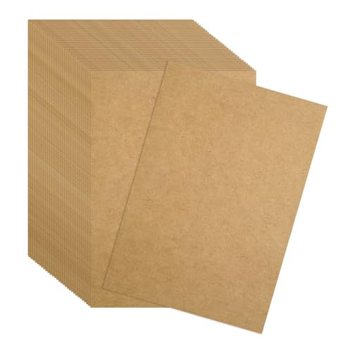50 Blatt - A4 250g Ktaftpapier, Braunes Papier Tonkarton zum Gestalten von Grußkarten, Einladungen, Tischkarten 50 Blatt - A4 250g Ktaftpapier, Braunes Papier Tonkarton zum Gestalten von Grußkarten, Einladungen, Tischkarten von Generisch