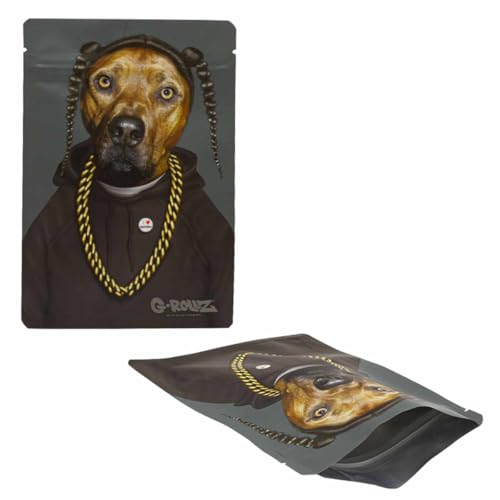 50 G-Rollz Smellproof Zip Bags Druckverschlussbeutel geruchtsdicht Tüten, diverse Motive (Rap) von Generisch