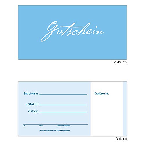 50 Gutscheine Gutscheinkarten Geschenkgutscheine – edel neutral Hellblau 50 Gutscheine Gutscheinkarten Geschenkgutscheine – edel neutral Hellblau von Generisch