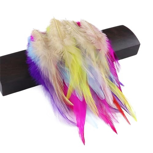 50 Stück schöne gefärbte Federn, 10–15 cm, für DIY-Schmuckherstellung, Bastelzubehör und dekorative Akzente 50 Stück schöne gefärbte Federn, 10–15 cm, für DIY-Schmuckherstellung, Bastelzubehör und dekorative Akzente von Generisch
