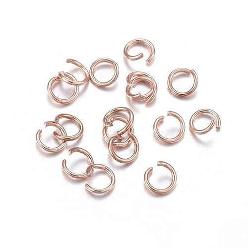 500 Stück 3/Edelstahl Binderinge Roségold Offene Spaltringe für Schmuckherstellung Fundstücke Haltbarkeit 500 Stück 3/Edelstahl Binderinge Roségold Offene Spaltringe für Schmuckherstellung Fundstücke Haltbarkeit von Generisch
