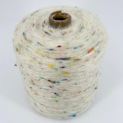 500 g Mohair-Kaschmirgarn zum Stricken und Häkeln – weiches feines Garn für Pullover und Schals – ideal für kreative Projekte von Generisch