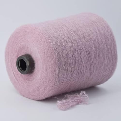 500 g Mohair-Kaschmirgarn zum Stricken und Häkeln – weiches feines Garn für Pullover und Schals – ideal für kreative Projekte von Generisch