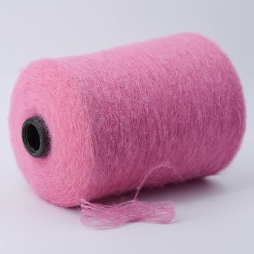500 g Mohair-Kaschmirgarn zum Stricken und Häkeln – weiches feines Garn für Pullover und Schals – ideal für kreative Projekte von Generisch