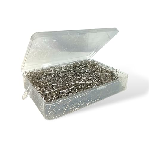500g, ultrafeine Stecknadeln, 0,5 x 35 mm, mit Kunststoffdose für Textil, Seide 500g, ultrafeine Stecknadeln, 0,5 x 35 mm, mit Kunststoffdose für Textil, Seide von Generisch