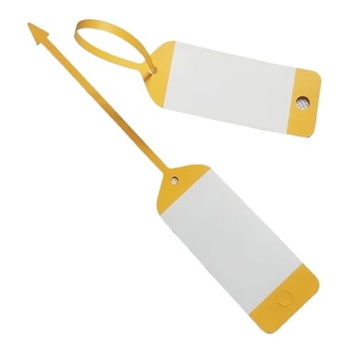 500pcs Car Key Paper Hang Tags Blank Writable Label for 4S Automobile Stores Repair Service Handwriting Colorful Tag(Yellow) von Generisch