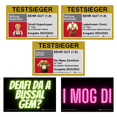 50x Testsieger Oktoberfest Sticker Set/Malle Aufkleber Set/Festival Sticker/Party Sticker/Sauf Sticker/Oktoberfest Sticker/Malle Sticker 50x Testsieger Oktoberfest Sticker Set/Malle Aufkleber Set/Festival Sticker/Party Sticker/Sauf Sticker/Oktoberfest Sticker/Malle Sticker von Generisch