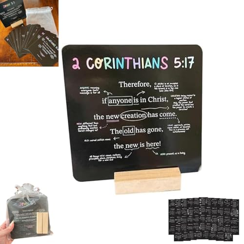 52 Bibelvers-Gebetskarten, Set Mit Bibelversen, Für Die Tägliche Andacht, Gebet, Segnung Und Als Geschenk – Tragbare Christliche Ermutigung von Generisch