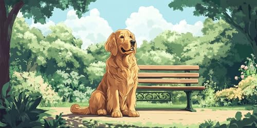 5D DIY Diamond Painting, Diamant Painting Bilder Erwachsene, Runde Steine Vollbohrer Groß Gelber Hund Diamond Art Set Strass Stickerei Kreuzstich Bastelset für Home Wand Dekor 100x200cm, P6248 von Generisch