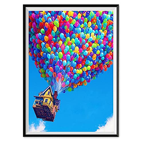 5D Diamant Malerei Kits Ballon Fliegendes Haus Muster DIY Diamant Kunst Bild Kit Zeichnung Leinwand Stickerei Gemälde Kunst Handwerk Runder Diamond Art Painting Zubehör Wand Wohnkultur 30x40 cm 5D Diamant Malerei Kits Ballon Fliegendes Haus Muster DIY Diamant Kunst Bild Kit Zeichnung Leinwand Stickerei Gemälde Kunst Handwerk Runder Diamond Art Painting Zubehör Wand Wohnkultur 30x40 cm von Generisch