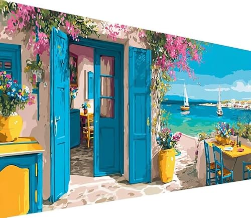 5D Diamond Painting Erwachsene Blume Diamond Painting Boot DIY 5D Voller (Eckige) Diamant Art Anfänger Basteln Set, Stickerei Kreuzstich Malerei für Wand Deko, Geschsenk für Mädchen 80x160cm B-MM84 von Generisch
