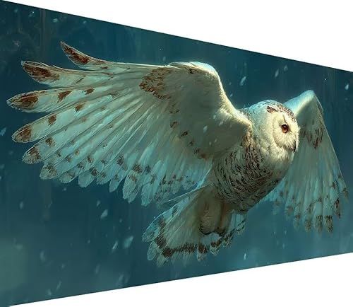 5D Diamond Painting Erwachsene Eule Diamond Painting Tier DIY 5D Voller (Eckige) Diamant Art Anfänger Basteln Set, Stickerei Kreuzstich Malerei für Wand Deko, Geschsenk für Mädchen 70x140cm 2-SK23 von Generisch