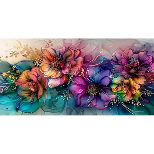 5D Diamond Painting Erwachsene Kits, DIY Diamantmalerei Bilder, Farbige Blumen Groß Mosaikherstellung Malen Nach Zahlen Quadrat Full Drill Cross Stickerei Malerei Kits für Wand Décor 70x100cm Z-2688 5D Diamond Painting Erwachsene Kits, DIY Diamantmalerei Bilder, Farbige Blumen Groß Mosaikherstellung Malen Nach Zahlen Quadrat Full Drill Cross Stickerei Malerei Kits für Wand Décor 70x100cm Z-2688 von Generisch