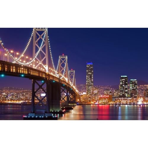 5D Diamond Painting Erwachsene Kits, DIY Diamantmalerei Bilder, Golden Gate Bridge Groß Mosaikherstellung Malen Nach Zahlen Runder Full Drill Cross Stickerei Malerei Kits Wand Décor 70x100cm Z-5339 5D Diamond Painting Erwachsene Kits, DIY Diamantmalerei Bilder, Golden Gate Bridge Groß Mosaikherstellung Malen Nach Zahlen Runder Full Drill Cross Stickerei Malerei Kits Wand Décor 70x100cm Z-5339 von Generisch