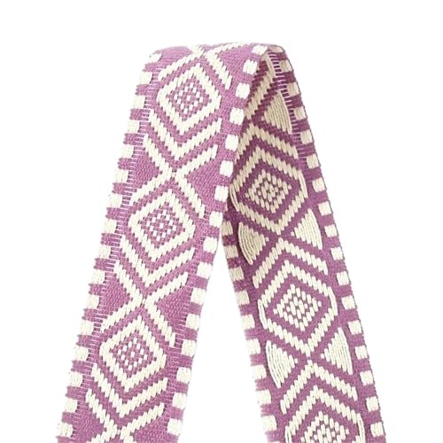 5M 38mm Baumwoll-Canvas-Gurtband Jacquard-Band-Gurt DIY-Gürtelschlinge Dekoratives Nähen Trimmen Handwerk Zubehör(031) von Generisch