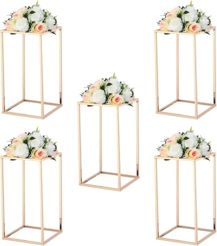 5PCS 15.7in Gold Wedding Centerpiece Vases, Elegant Table Decor for Wedding, Party, Home Decorative elements not included 5PCS 15.7in Gold Wedding Centerpiece Vases, Elegant Table Decor for Wedding, Party, Home Decorative elements not included von Generisch