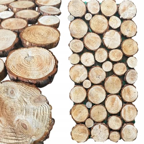 5x Holzweg Gartenweg aus Holz Holzscheiben Natürlich Garten Dekoration 60x40cm 5x Holzweg Gartenweg aus Holz Holzscheiben Natürlich Garten Dekoration 60x40cm von Generisch