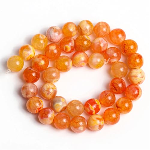 6/8/10 mm Naturstein-Achat-Perlen, rund, lose Perlen für Schmuckherstellung, Zubehör, DIY-Armband, Zubehör, 30 x 10 mm, 36 Stück 6/8/10 mm Naturstein-Achat-Perlen, rund, lose Perlen für Schmuckherstellung, Zubehör, DIY-Armband, Zubehör, 30 x 10 mm, 36 Stück von Generisch
