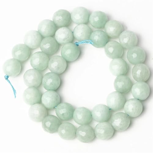 6/8/10 mm Naturstein-Jadeperlen, blau, rund, lose Perlen für Schmuckherstellung, DIY-Charm-Armbänder, 38,1 cm, 24 mm, 8 mm, 46 Stück 6/8/10 mm Naturstein-Jadeperlen, blau, rund, lose Perlen für Schmuckherstellung, DIY-Charm-Armbänder, 38,1 cm, 24 mm, 8 mm, 46 Stück von Generisch