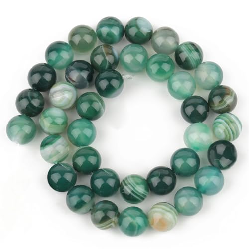 6/8/10 mm Naturstein-Jadeperlen, blau, rund, lose Perlen für Schmuckherstellung, DIY-Charm-Armbänder, 38 cm, 28 mm, 10 mm, 36 Stück 6/8/10 mm Naturstein-Jadeperlen, blau, rund, lose Perlen für Schmuckherstellung, DIY-Charm-Armbänder, 38 cm, 28 mm, 10 mm, 36 Stück von Generisch