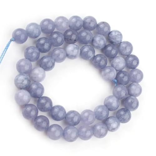 6/8/10 mm Naturstein-Perlen, rund, lose Abstandshalter, Perlen für Schmuckherstellung, Lieferant, DIY-Armband, 30 mm, 6 mm, 61 Stück von Generisch