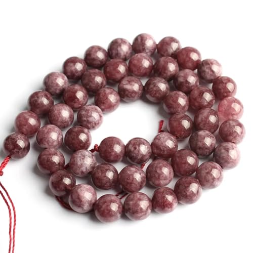 6/8/10 mm Naturstein-Perlen, rund, lose Abstandshalter-Perlen für Schmuckherstellung, Lieferant, DIY-Armband, 38,1 cm, 11, 10 mm, 36 Stück 6/8/10 mm Naturstein-Perlen, rund, lose Abstandshalter-Perlen für Schmuckherstellung, Lieferant, DIY-Armband, 38,1 cm, 11, 10 mm, 36 Stück von Generisch
