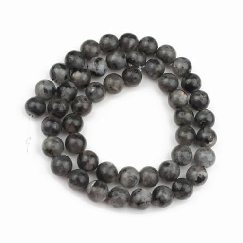6/8/10 mm Naturstein-Perlen, rund, lose Abstandshalter-Perlen für Schmuckherstellung, Lieferant, DIY-Armband, 38,1 cm, 15, 6 mm, 61 Stück 6/8/10 mm Naturstein-Perlen, rund, lose Abstandshalter-Perlen für Schmuckherstellung, Lieferant, DIY-Armband, 38,1 cm, 15, 6 mm, 61 Stück von Generisch