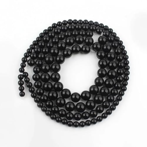 6/8/10 mm Naturstein-Perlen, rund, lose Abstandshalter-Perlen für Schmuckherstellung, Lieferant, DIY-Armband, 38,1 cm, 24 mm, 8 mm, 46 Stück 6/8/10 mm Naturstein-Perlen, rund, lose Abstandshalter-Perlen für Schmuckherstellung, Lieferant, DIY-Armband, 38,1 cm, 24 mm, 8 mm, 46 Stück von Generisch