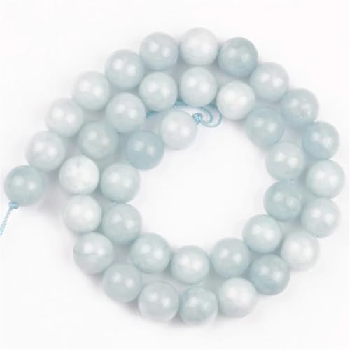 6/8/10 mm Naturstein-Perlen, rund, lose Abstandshalter-Perlen für Schmuckherstellung, Lieferant, DIY-Armband, 38 cm, 17 mm, 8 mm, 46 Stück 6/8/10 mm Naturstein-Perlen, rund, lose Abstandshalter-Perlen für Schmuckherstellung, Lieferant, DIY-Armband, 38 cm, 17 mm, 8 mm, 46 Stück von Generisch