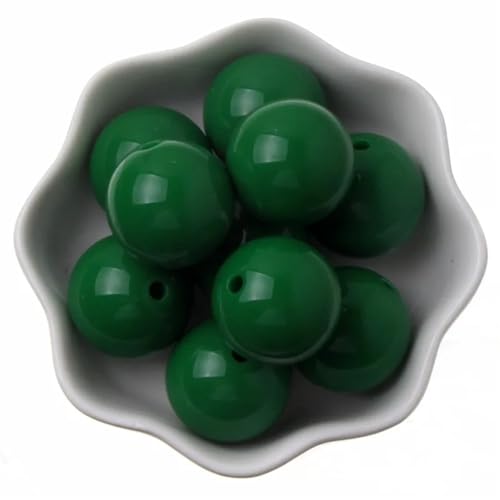 6–20 mm gemischte Acrylperlen, runde Form, Perlen für Schmuckherstellung, handgefertigtes Armband, DIY-Zubehör, dunkel, EN8, 8 mm, 100 Stück von Generisch