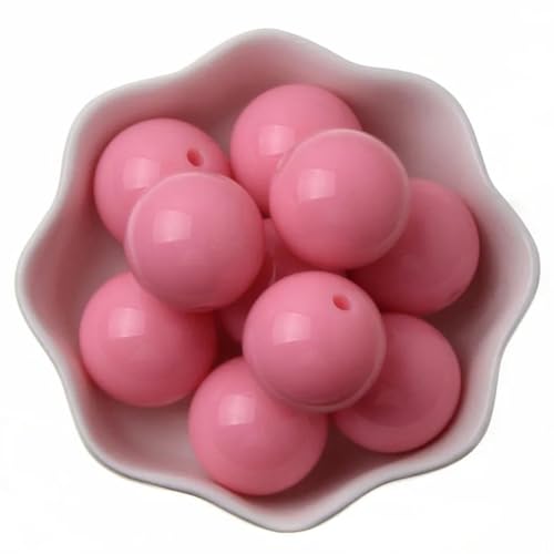 6–20 mm gemischte Acrylperlen, runde Form, Perlen für Schmuckherstellung, handgefertigtes Armband, DIY-Zubehör, pnnrk, 8 mm, 100 Stück von Generisch