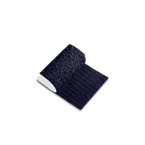 6 Paar Klebepads, Klettband mit Klebstoff, Klettband 11 * 15cm (Schwarz) von Generisch