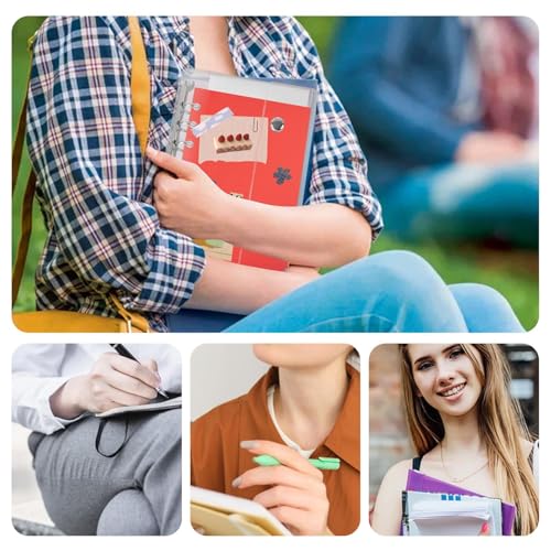 6 Ring Binder Cover A6/A7, 6-Ring Klar Nachfüllbar PVC Ordnerhülle, Loseblatt Sammelmappe für Dokumente Fotos Tickets Budget Schule Büro Kinder Journal Scrapbook Fotokarten 6 Ring Binder Cover A6/A7, 6-Ring Klar Nachfüllbar PVC Ordnerhülle, Loseblatt Sammelmappe für Dokumente Fotos Tickets Budget Schule Büro Kinder Journal Scrapbook Fotokarten von Generisch