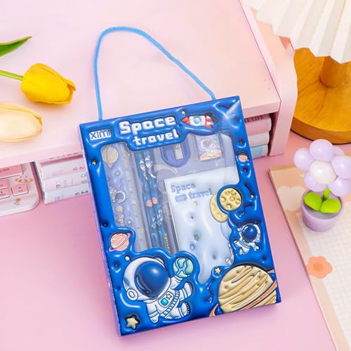 6 in 1 Schreibwaren Set Grundschul kinder lernen Geschenk box Bleistifte Kindergarten Preise Studie Schreibwaren Set Geschenk von Generisch